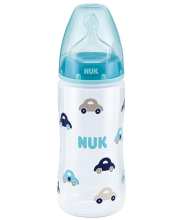NUK First Choice Plus Baby Bottle 300ml with teat turquoise